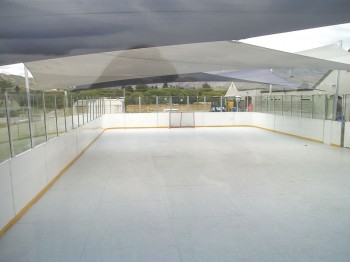 New synthetic rink in Albert Town, near Wanaka.